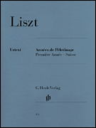 Annees de Pelerinage Volume 1 piano sheet music cover